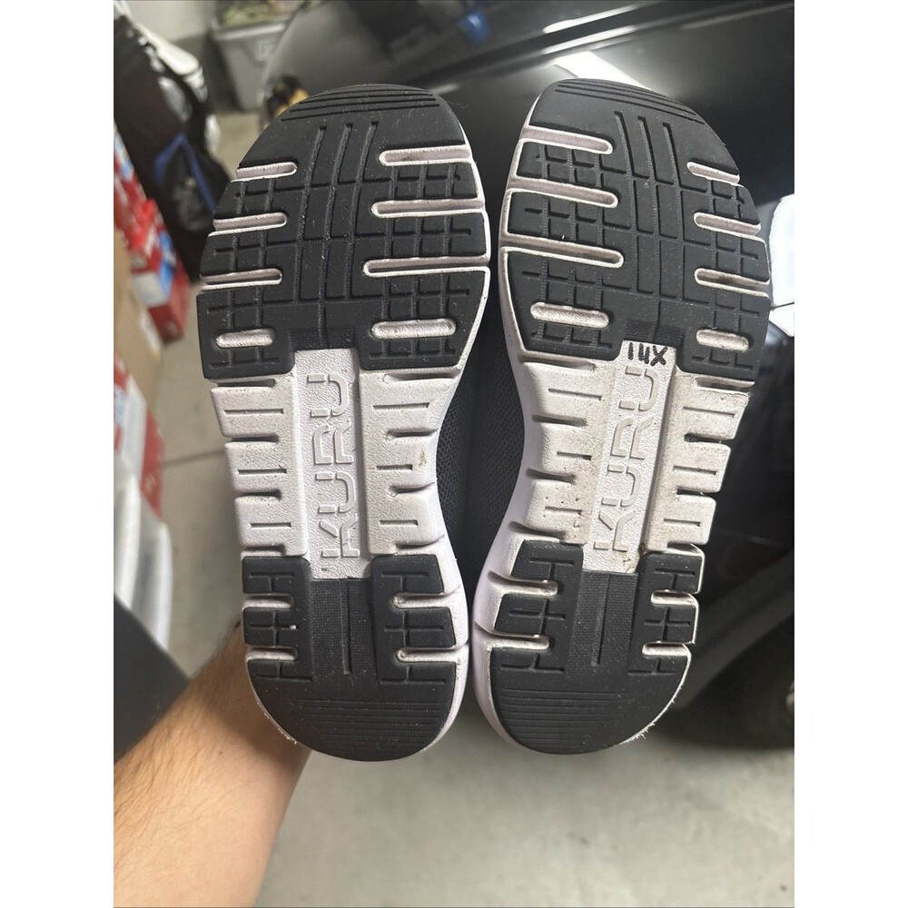 Kuru Flex Via Shoes Womens Sz 6 Med Gray Black Athletic Running Walking Sneakers - Picture 9 of 16